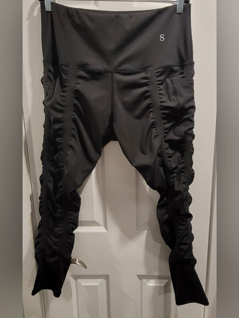 Skinnify Resistance Band Black Leggings Size XXXL